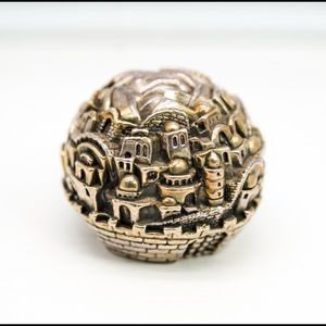Vintage 1996 Sam Philipe 925 Jerusalém Sculpture